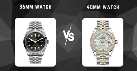 The Great Wrist Debate: 36mm vs. 40mm Watches.